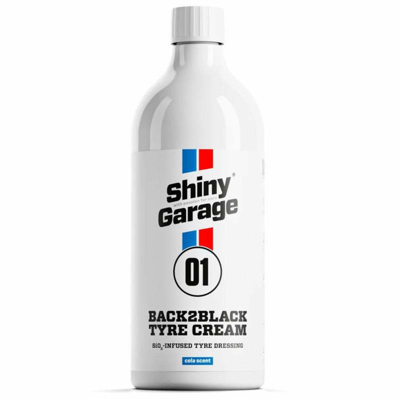 SHINY GARAGE Back2Black - dressing do opon i plastików z SiO2 1L | Sklep online Galonoleje.pl