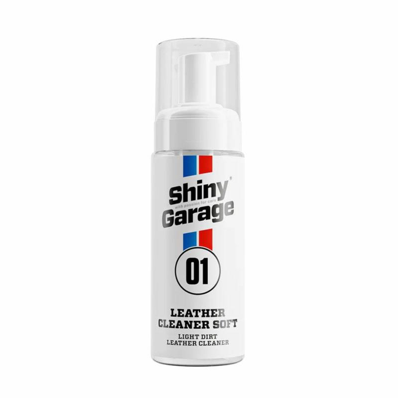 SHINY GARAGE Leather Cleaner Soft - delikatny płyn do czyszczenia skóry 150ml