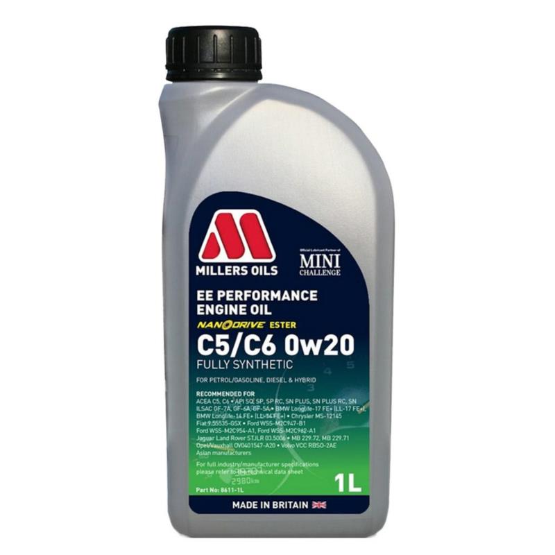 MILLERS EE Performance C5 C6 0w20 1L - syntetyczny olej silnikowy | Sklep online Galonoleje.pl