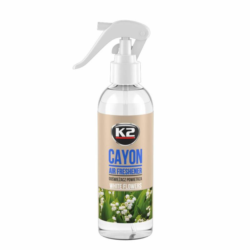 K2 Cayon White Flowers - odświeżacz powietrza o zapachu białych kwiatów 250ml
