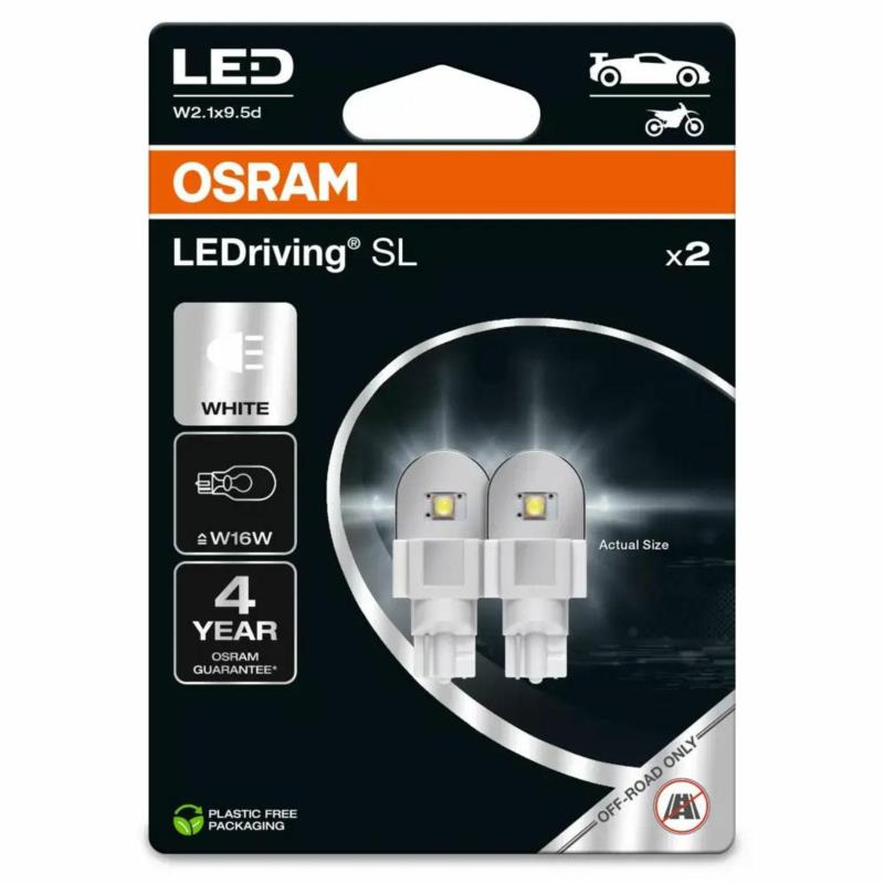 OSRAM LEDriving SL - żarówka LED W16W 6000K (2 szt.) | Sklep online Galonoleje.pl