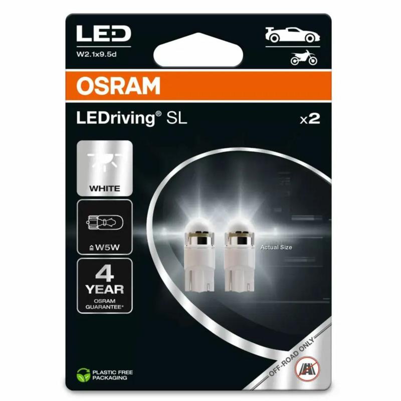 OSRAM LEDriving SL - żarówki LED W5W (T10) 6000K (2 szt.) | Sklep online Galonoleje.pl