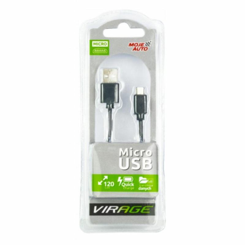 MOJE AUTO VIRAGE - kabel Micro USB do telefonu i tabletu 120cm | Sklep online Galonoleje.pl MOJE AUTO VIRAGE - kabel Micro USB do telefonu i tabletu 120cm | Sklep online Galonoleje.pl