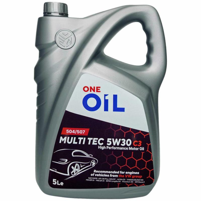 ONE OIL Multi Tec C3 504/507 5W30 5L - olej silnikowy | Sklep online Galonoleje.pl ONE OIL Multi Tec C3 504/507 5W30 5L - olej silnikowy | Sklep online Galonoleje.pl