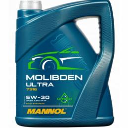 MANNOL Molibden Ultra 5W30 5L 7916 - syntetyczny olej silnikowy zileony | Sklep online Galonoleje.pl