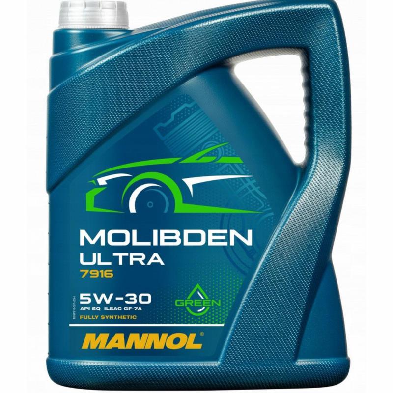 MANNOL Molibden Ultra 5W30 5L 7916 - syntetyczny olej silnikowy zileony | Sklep online Galonoleje.pl MANNOL Molibden Ultra 5W30 5L 7916 - syntetyczny olej silnikowy zileony | Sklep online Galonoleje.pl
