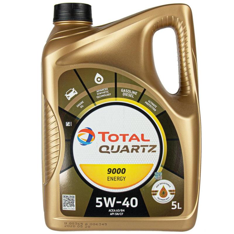 TOTAL Quartz 9000 Energy 5W40 5L - syntetyczny olej silnikowy | Sklep online Galonoleje.pl
