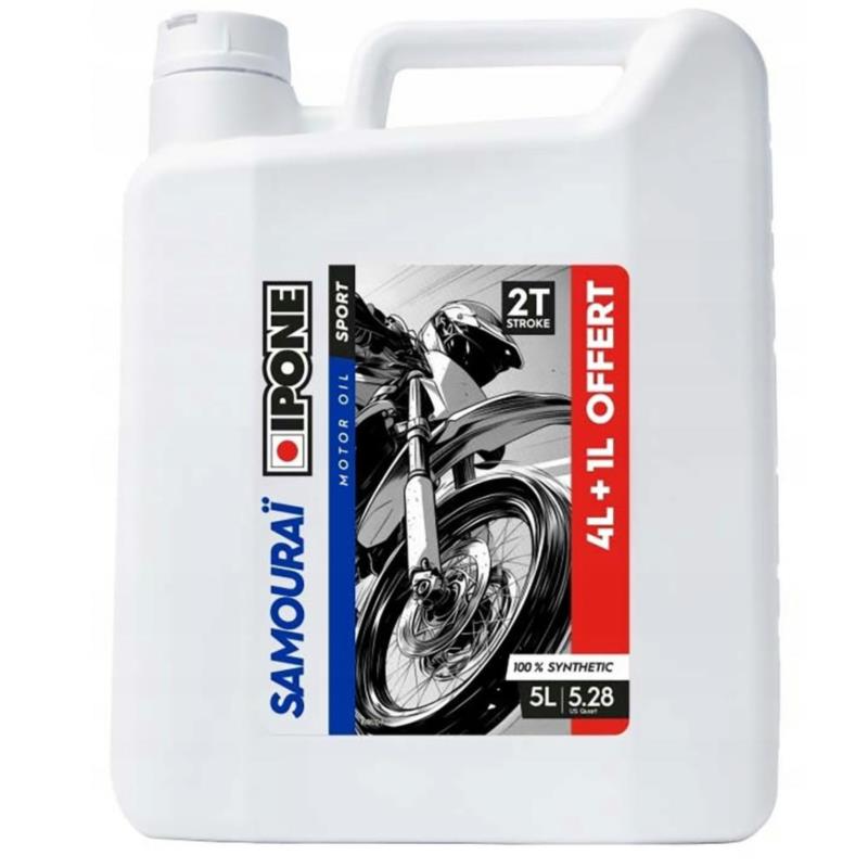 IPONE Samourai Racing 2T 5L - motocyklowy olej do mieszanki do dwusuwa | Sklep online Galonoleje.pl