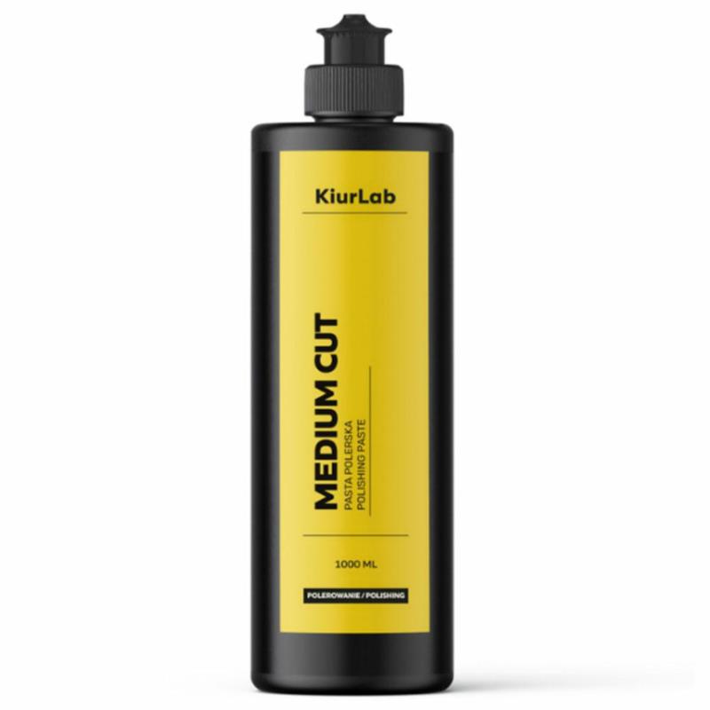KIURLAB Medium Cut 1L – Pasta polerska typu One Step (Banana) | Sklep online Galonoleje.pl