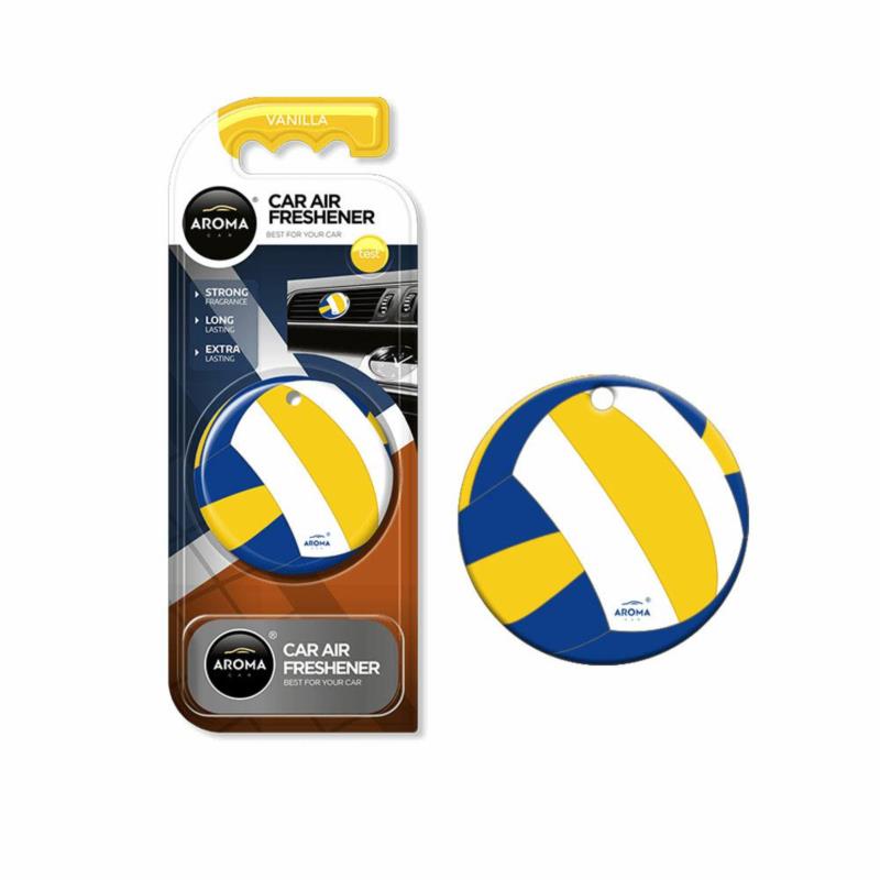 AROMA Car Polymer Volleyball Vanilla – Zapach do auta i brelok | Sklep online Galonoleje.pl