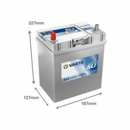 VARTA Dynamic SLI A15 40Ah 330A L+ – Akumulator do aut azjatyckich (Cienkie czopy)