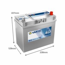 VARTA Dynamic SLI B32 45Ah 330A P+ – Akumulator do aut azjatyckich (Wąski) | Sklep online Galonoleje.pl
