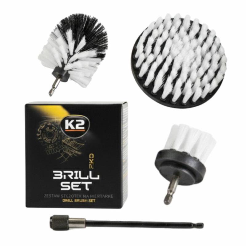 K2 Pro Brill Set - zestaw szczotek na wiertarkę | Sklep online Galonoleje.pl