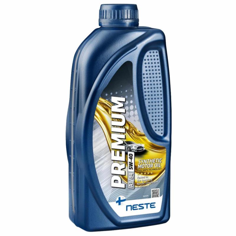 NESTE Premium A3/B4 5W40 1L – Syntetyczny olej silnikowy API SN | Sklep online Galonoleje.pl
