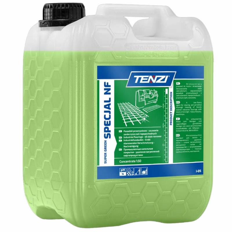 TENZI Super Green Special NF 5L – Niskopienny płyn do mycia posadzek przemysłowych | Sklep online Galonoleje.pl