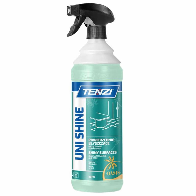 TENZI Uni Shine Oasis 1L – Płyn do mebli i powierzchni błyszczących (Perfumowany) | Sklep online Galonoleje.pl