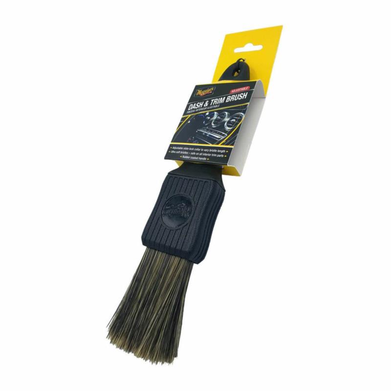 MEGUIAR'S Adjustable Dash & Trim Brush – Regulowany pędzelek detailingowy
