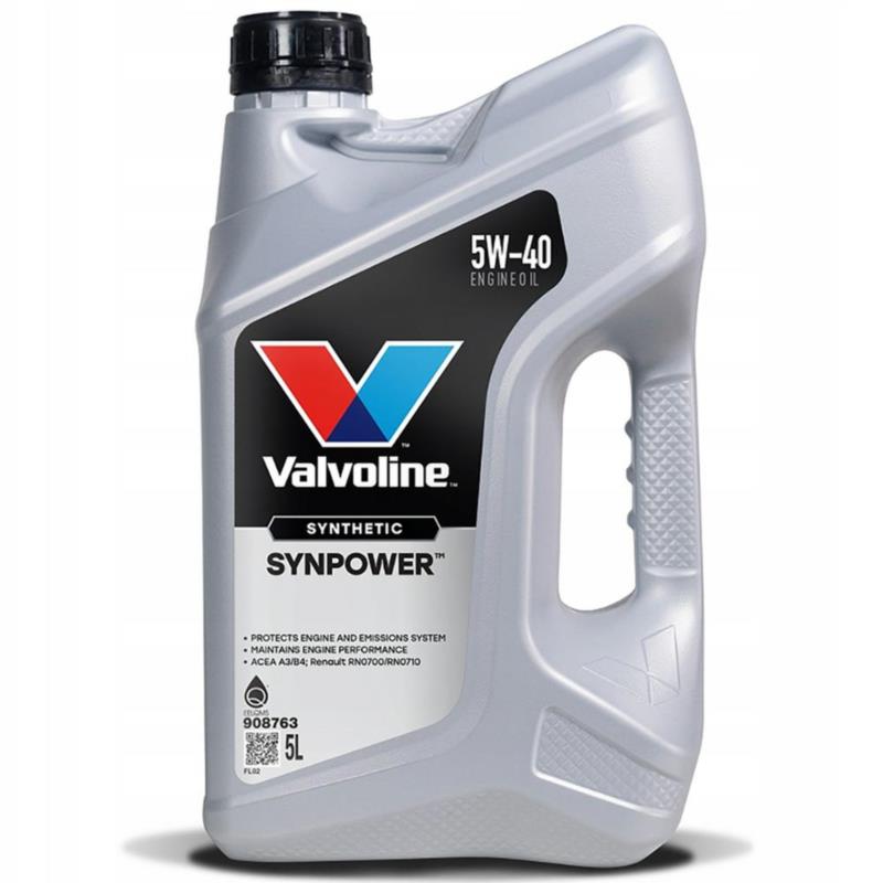 VALVOLINE Synpower 5w40 5L - syntetyczny olej silnikowy | Sklep online Galonoleje.pl