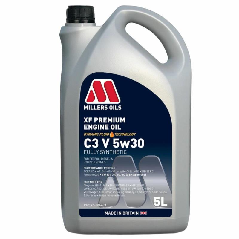 MILLERS OILS XF Premium C3 VW 5w30 5L - olej silnikowy | Sklep online Galonoleje.pl