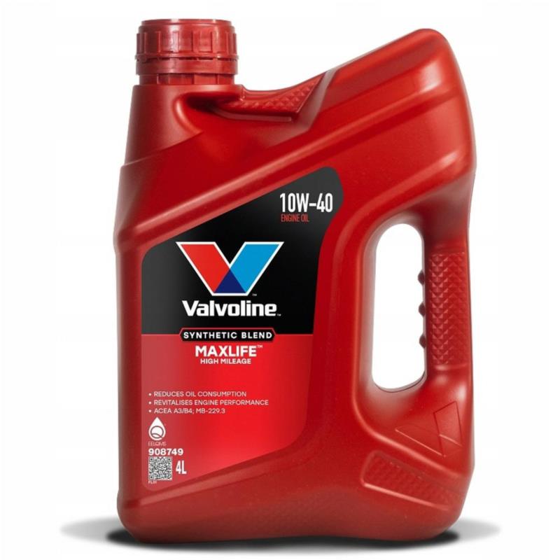 VALVOLINE Maxlife 10w40 4L - półsyntetyczny olej silnikowy | Sklep online Galonoleje.pl
