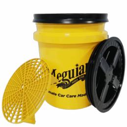 MEGUIARS Zestaw: Wiadro 18,9L + Separator Grit Guard + Wieczko Gamma Seal | Sklep online Galonoleje.pl