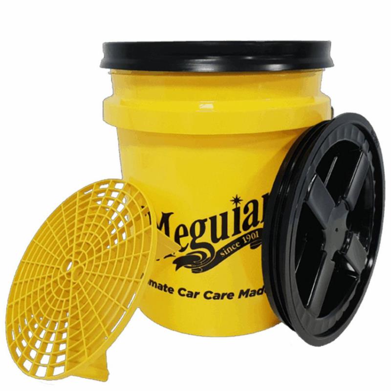 MEGUIARS Zestaw: Wiadro 18,9L + Separator Grit Guard + Wieczko Gamma Seal | Sklep online Galonoleje.pl