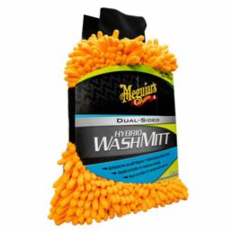 MEGUIARS Hybrid Wash Mitt – Dwustronna rękawica do mycia (Orange/Grey) | Sklep online Galonoleje.pl