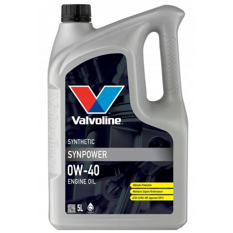 VALVOLINE Synpower 0w40 5L - syntetyczny olej silnikowy | Sklep online Galonoleje.pl