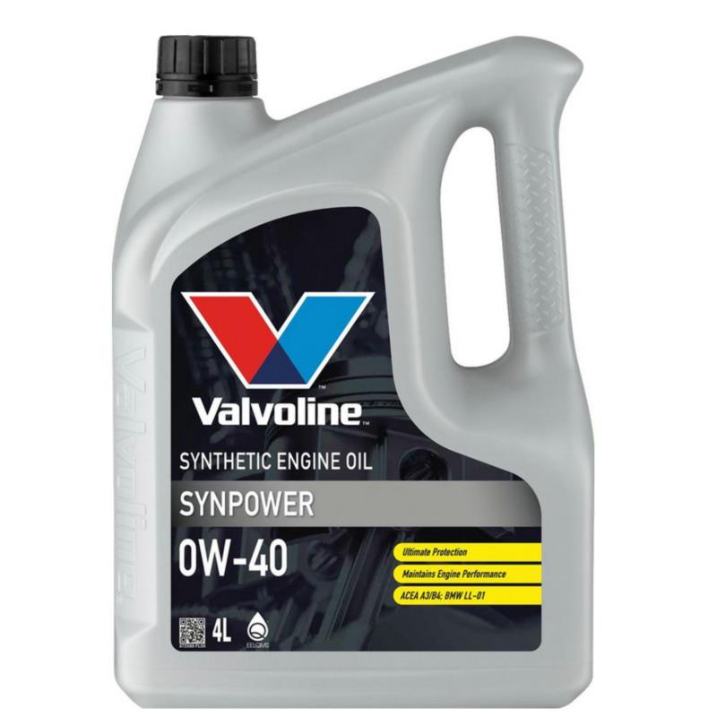 VALVOLINE Synpower 0w40 4L - syntetyczny olej silnikowy | Sklep online Galonoleje.pl