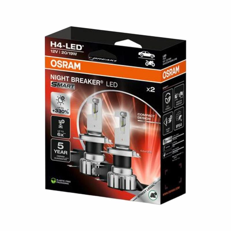 OSRAM Night Breaker LED SMART H4 – Legalne LEDy 6000K (Zestaw 2 szt.) | Sklep online Galonoleje.pl