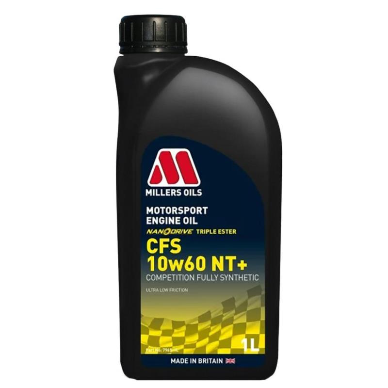 MILLERS OILS Motorsport CFS 10w60 NT+ 1L - W pełni syntetyczny olej na bazie potrójnych estrów