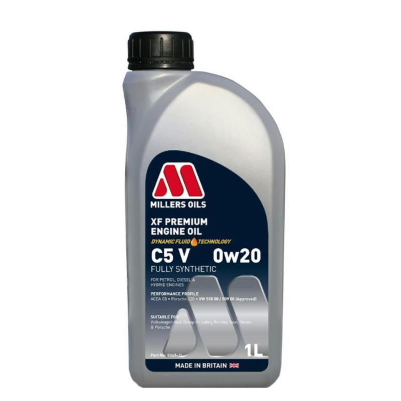 MILLERS OILS XF Premium C5 VW 0w20 1L - syntetyczny olej silnikowy | Sklep online Galonoleje.pl