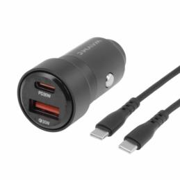 WAYME Zestaw Ładowarka Samochodowa 60W (2x30W) + Kabel USB-C | Sklep online Galonoleje.pl