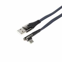 WAYME Kabel USB do USB-C Kątowy 90° 30W – Oplot Mikrofibra 1m | Sklep online Galonoleje.pl