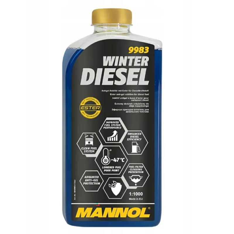 MANNOL Winter Diesel 1L - depresator do diesla przeciw żelowaniu ON | Sklep online Galonoleje.pl