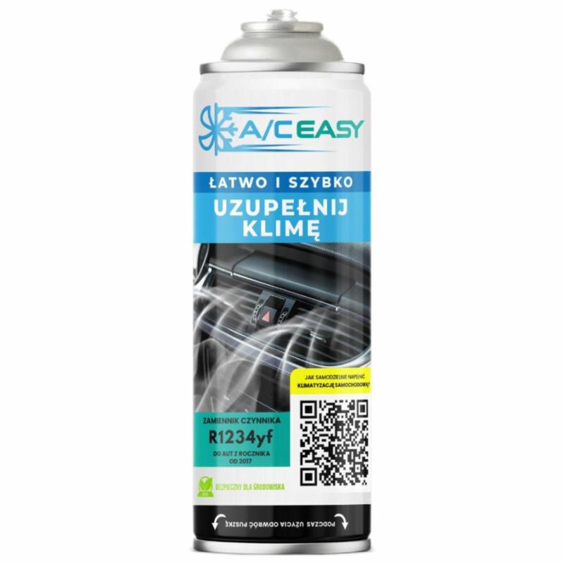 A/C EASY Gaz do Klimatyzacji R1234yf 240g – Ekwiwalent 480g (Auta od 2017r.) | Sklep online Galonoleje.pl