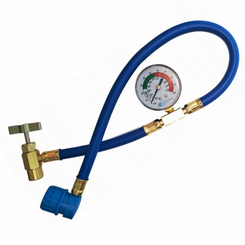 A/C EASY Przewód z Manometrem do Klimatyzacji – Gwint 7/16" (Niskie Ciśnienie) | Sklep online Galonoleje.pl