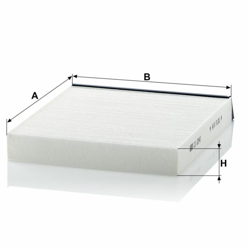 MANN-FILTER CU 2240 Filtr Kabinowy – Renault Scénic I / RX4 (Przeciwpyłkowy) | Sklep online Galonoleje.pl