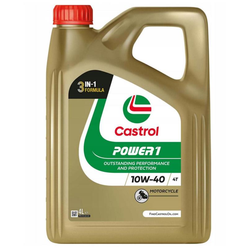 CASTROL Power 1 4T 10w40 4L - syntetyczny olej motocyklowy | Sklep online Galonoleje.pl