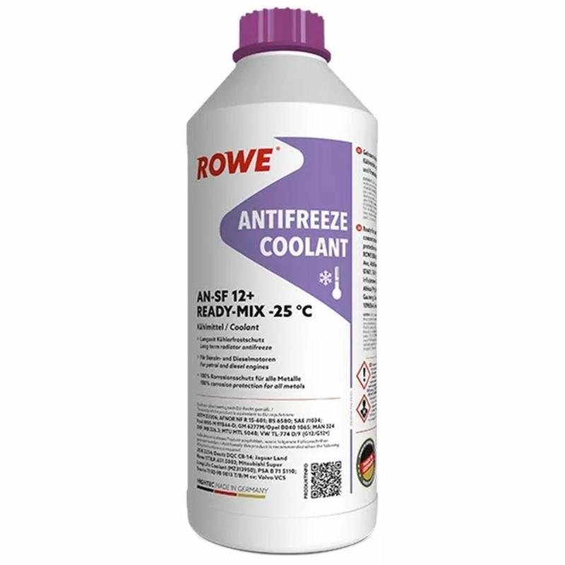 ROWE Płyn Chłodniczy AN-SF 12+ Ready-Mix -40°C 1.5L – Gotowy G12+ Fioletowy | Sklep online Galonoleje.pl