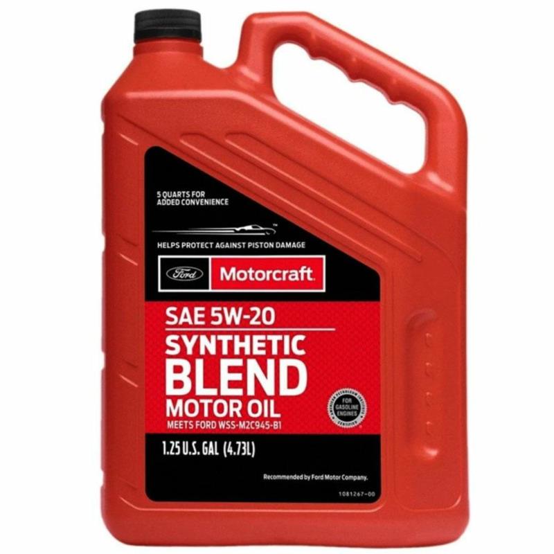 MOTORCRAFT 5W-20 Synthetic Blend 4.73L (5QT) – Olej OEM Ford Lincoln Mercury | Sklep online Galonoleje.pl