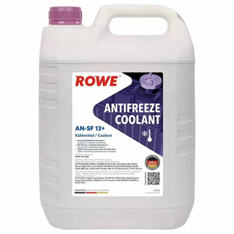 ROWE HIGHTEC ANTIFREEZE AN-SF 12+ Koncentrat G12+ 5L – Fioletowy | Sklep online Galonoleje.pl