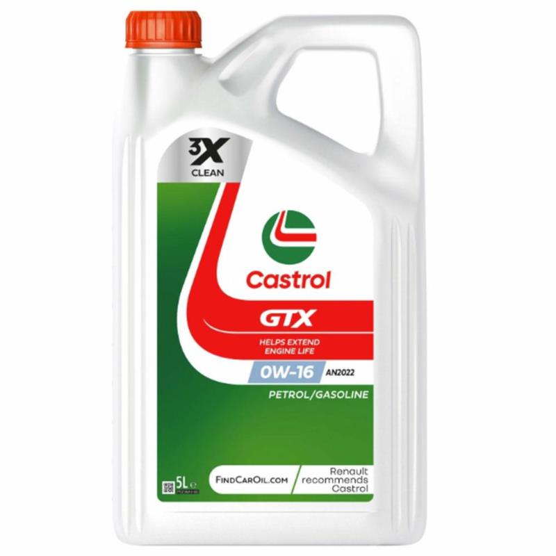 CASTROL GTX 0W-16 AN2022 5L – Olej Silnikowy Renault API SP | Sklep online Galonoleje.pl