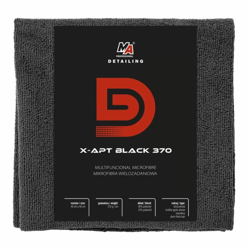 MOJE AUTO X-APT BLACK 370gsm 40x40cm – Mikrofibra Bezszwowa | Sklep online Galonoleje.pl