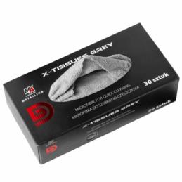 MOJE AUTO X-TISSUES GREY 30x30 cm – Zestaw 30 Bezszwowych Mikrofibr 200 GSM | Sklep online Galonoleje.pl
