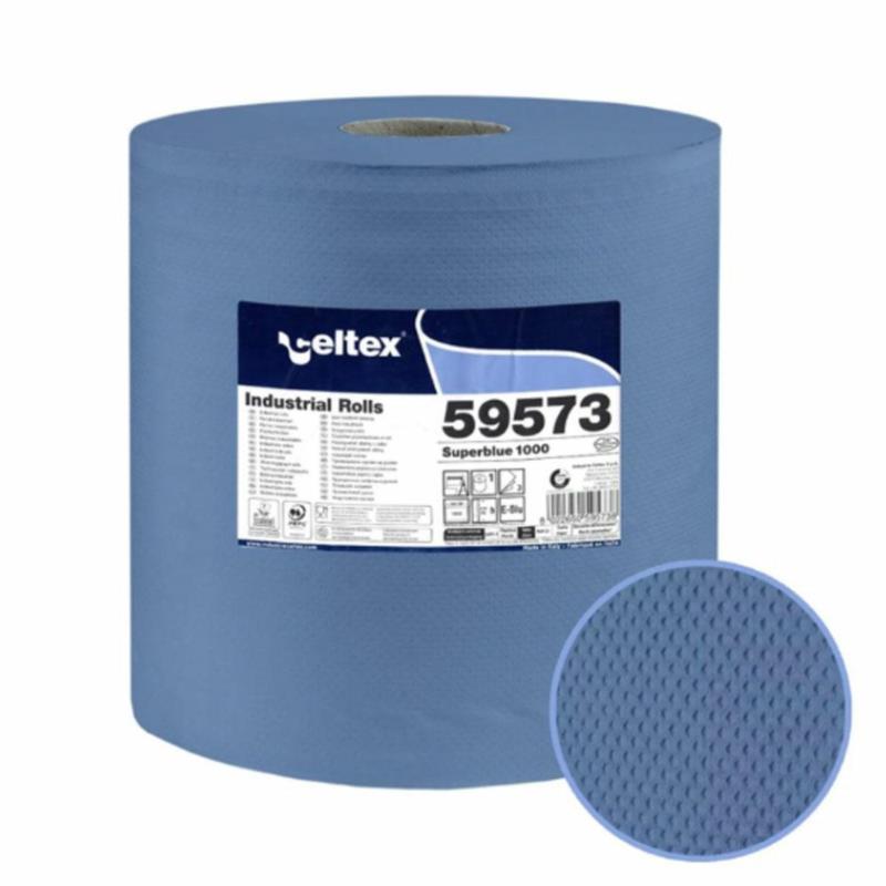 CELTEX SUPERBLUE Czyściwo przemysłowe 3-warstwowe 1000 listków 360m | Sklep online Galonoleje.pl