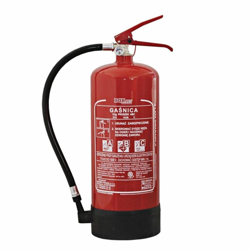 BOXMET Gaśnica proszkowa 6 kg GP-6x ABC | Sklep online Galonoleje.pl