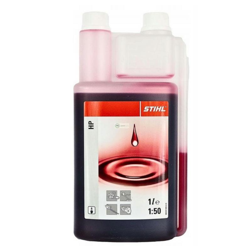 STIHL HP 1L z dozownikiem - czerwony oryginalny olej do kosiarki i piły do mieszanki | Sklep online Galonoleje.pl