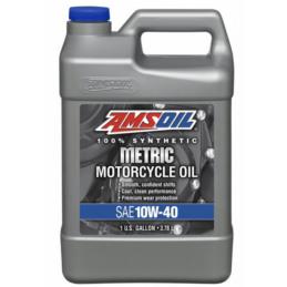AMSOIL Metric Motorcycle Oil 10W40 3,784L MCF - syntetyczny olej motocyklowy | Sklep online Galonoleje.pl