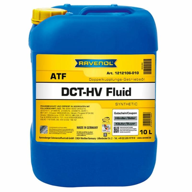 RAVENOL ATF DCT/DSG 10L - olej przekładniowy do skrzyni biegów automatycznej | Sklep online Galonoleje.pl